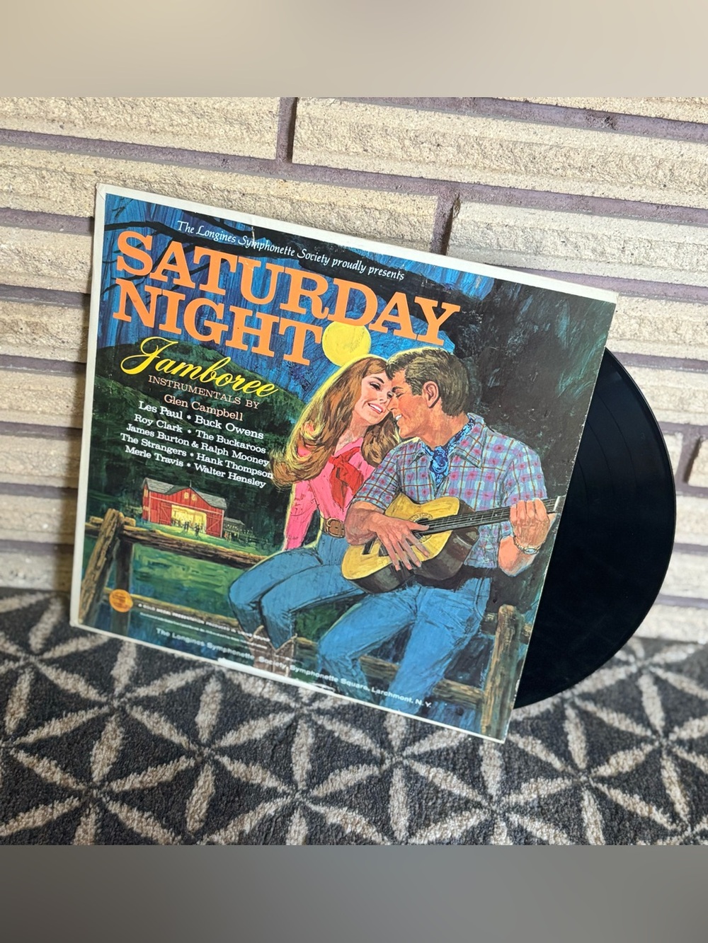 60's "Saturday Night Jamboree" Record - Instrumental Compilation Album - Music